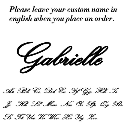 Women Girls Personalized Name Bracelet Stainless Steel Box Chain Letter Customized Charm Bracelets Unique Custom Jewelry Gift