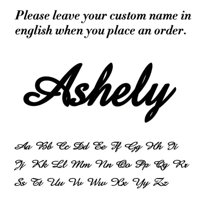 Women Girls Personalized Name Bracelet Stainless Steel Box Chain Letter Customized Charm Bracelets Unique Custom Jewelry Gift