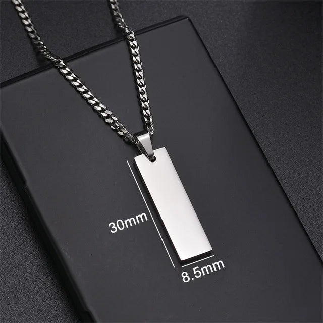 GoldButterfly Personalized Eyes Photo Couple Necklace Customized Pendant Engravable Picture Stainless Steel Gifts for Boy Friend
