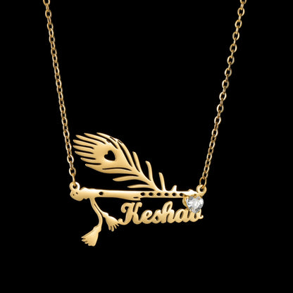 Acheerup Personalized Custom Name Necklaces for Women Stainless Steel Birthstone Zircon Link Chain Pendant Jewelry Birthday Gift