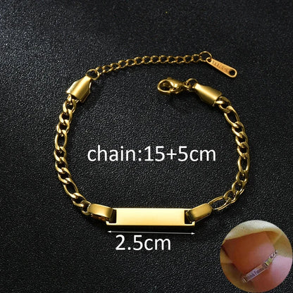 Letdiffery Personalized Eyes Photo Bracelets Stainless Steel Custom Laser Engrave Picture Name Date Men Women Kids Bracelet Gift